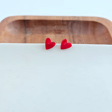 Load image into Gallery viewer, Hand Drawn Heart Earrings
