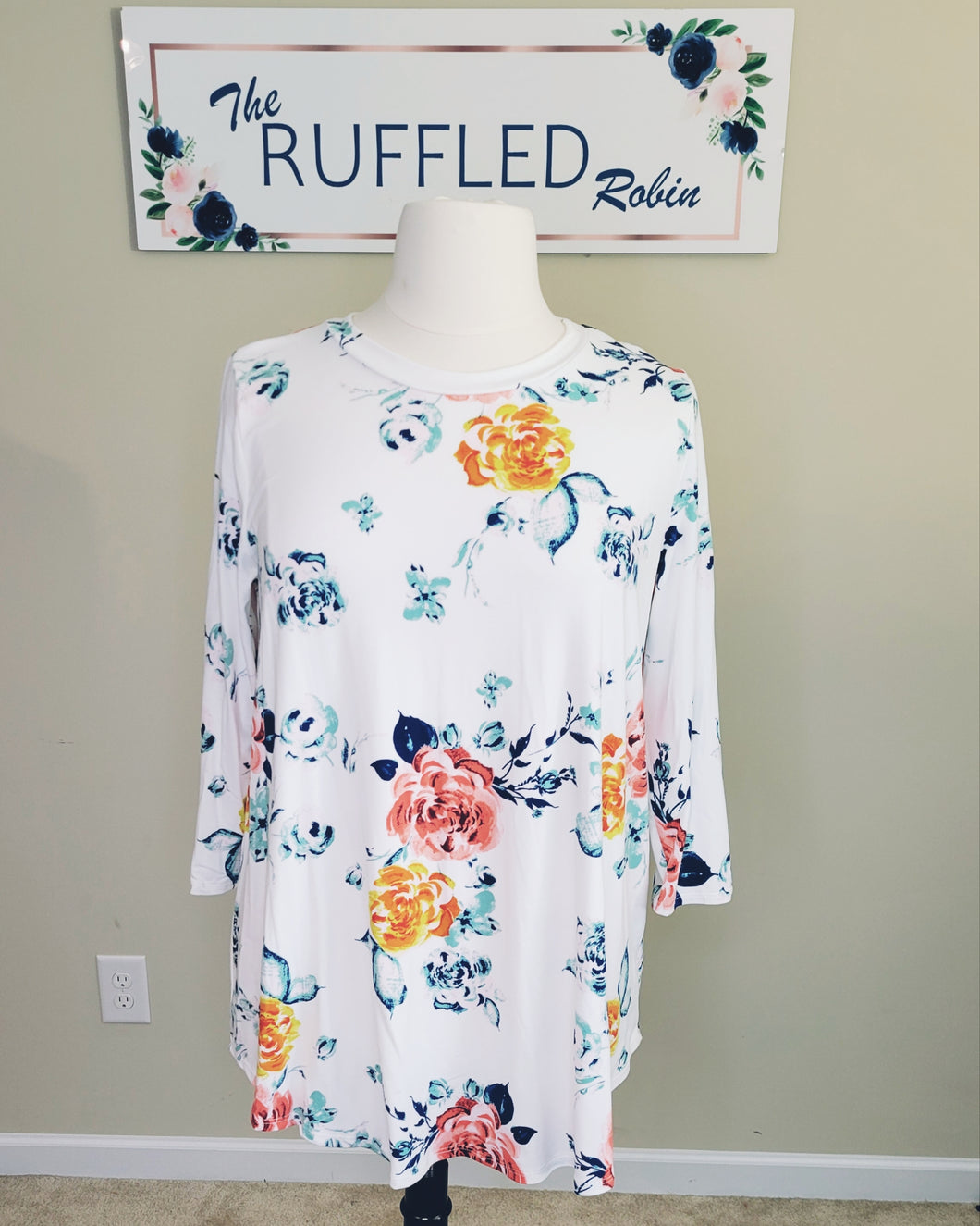 Minnie Floral High low tunic