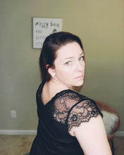 Load image into Gallery viewer, Aspen Black Lace Top
